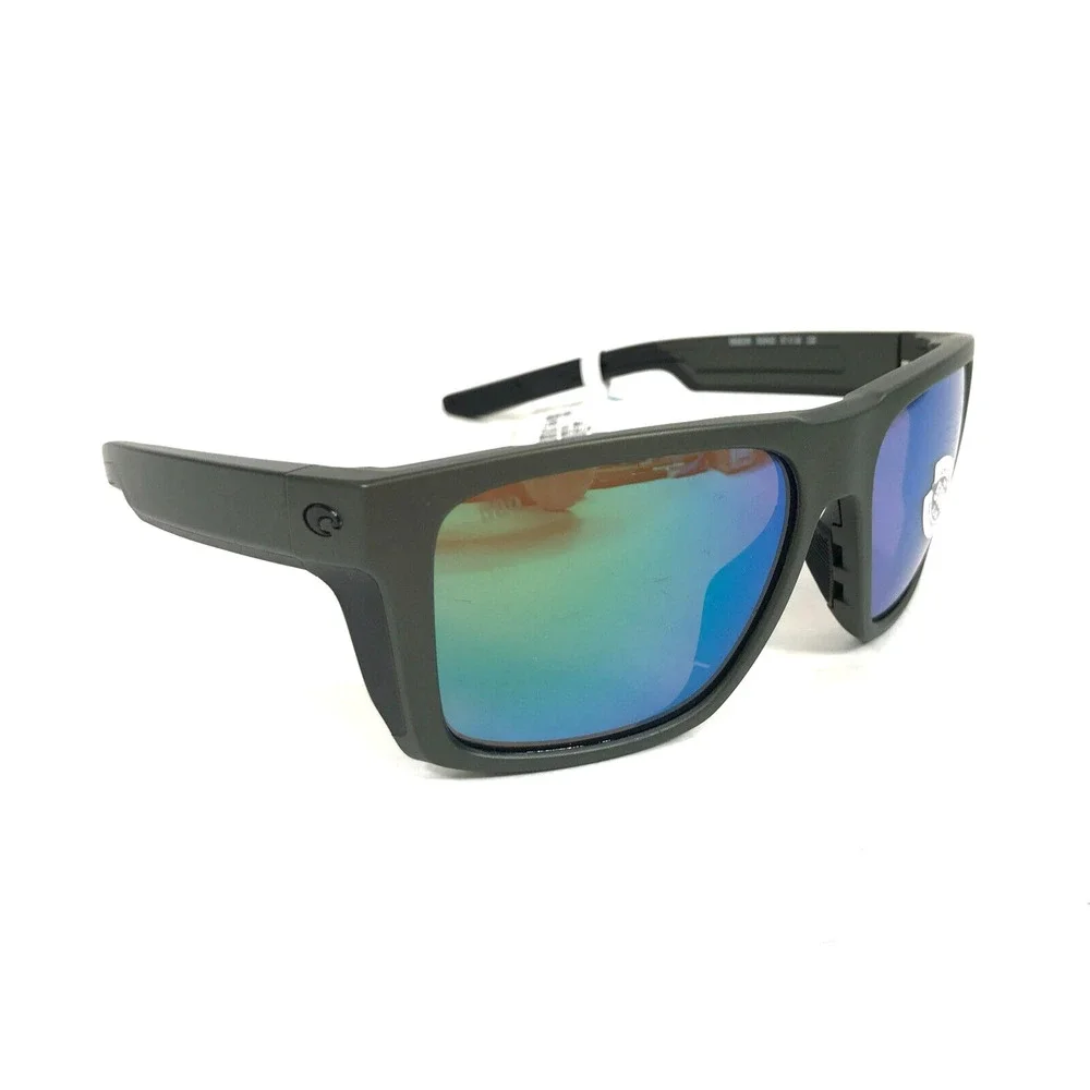 Costa Sunglasses Lido 06S9104 910410 Steel Gray Metallic Green Mirror 580G - Picture 4 of 13